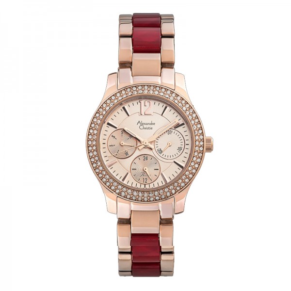 Alexandre Christie AC 2463 BFBRGRGRE Full Rosegold Red